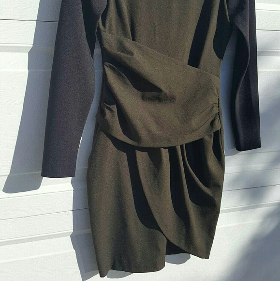Zara WOMANS Faux Wrap Dress - Picture 1 of 8
